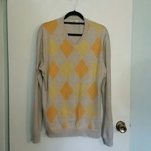 Banana Republic sweater V neck Yellow XL